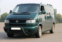Volkswagen T4 Caravelle/Multivan 1990–2003 Frontbøjle WT004 Black (rustfrit stål) foto 2