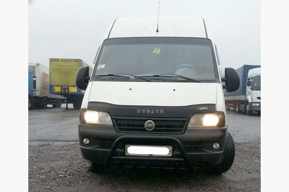 Fiat Ducato 1995–2006 Kængurubøjle WT003 Black (rustfrit stål) Image