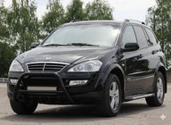 SsangYong Action 2005–2018 Bullbar WT003 Black (rustfrit stål) foto 3