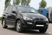 SsangYong Action 2005–2018 Bullbar WT003 Black (rustfrit stål) foto 1