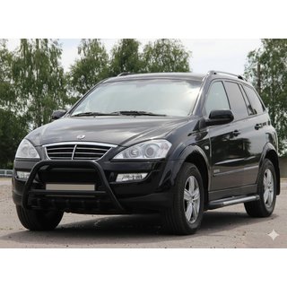 Bullbar WT003 Black (rustfrit stål) SsangYong Action 2005–2018 foto 3