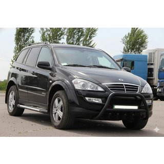 Bullbar WT003 Black (rustfrit stål) SsangYong Action 2005–2018 foto 1