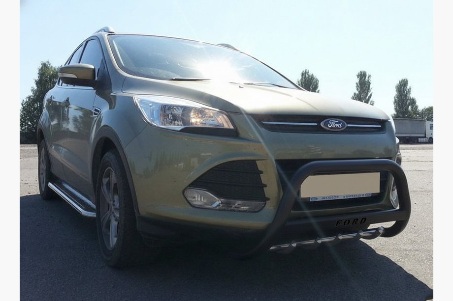 Ford Kuga/Escape 2013–2019 Kængurubøjle WT004 Black (rustfrit stål) Image
