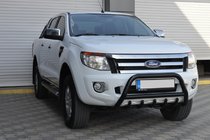 Ford Ranger 2011–2022 Frontbøjle WT003 Black (rustfrit stål) foto 3