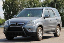 Honda CRV 2001–2006 Kængurubøjle WT003 Black (rustfrit stål) foto 1