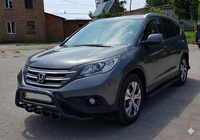 Honda CRV 2012–2016 Frontbøjle WT003 Black (rustfrit stål) foto 4