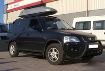 Honda CRV 1996–2001 Kængurubøjle WT003 Black (rustfrit stål) foto 3