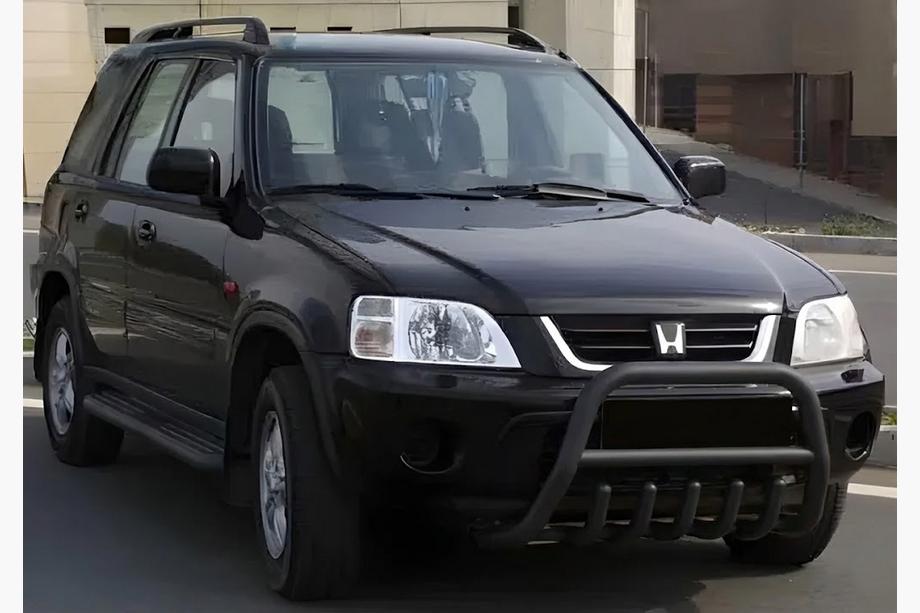 Honda CRV 1996–2001 Kængurubøjle WT003 Black (rustfrit stål) Image
