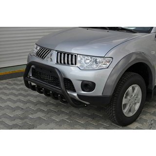 Kængurubøjle WT003 Black (rustfrit stål) Mitsubishi L200 2006–2015 foto 1