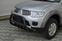 Mitsubishi Pajero Sport 2008–2015 Frontbøjle WT003 Black (rustfrit stål) foto 1