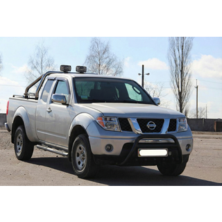 Bullbar WT003 Black (rustfrit stål) Nissan Navara 2006–2015 foto 1