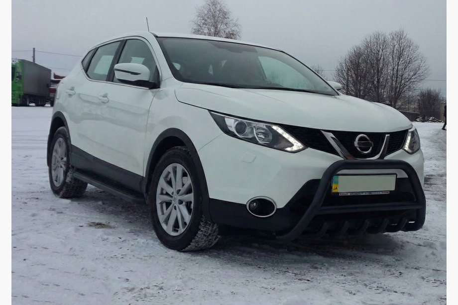 Nissan Qashqai 2014–2021 Bullbar WT003 Black (rustfrit stål) Image
