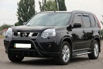 Nissan X-trail T31 2007–2014 Frontbøjle WT003 Black (rustfrit stål) foto 4