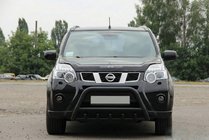 Nissan X-trail T31 2007–2014 Frontbøjle WT003 Black (rustfrit stål) foto 7