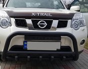 Nissan X-trail T31 2007–2014 Frontbøjle WT003 Black (rustfrit stål) foto 8
