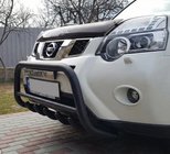 Nissan X-trail T31 2007–2014 Frontbøjle WT003 Black (rustfrit stål) foto 9