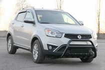 SsangYong Korando 2010–2019 Kængurubøjle WT003 Black (rustfrit stål) foto 1
