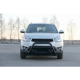 Kængurubøjle WT003 Black (rustfrit stål) SsangYong Korando 2010–2019 foto 4
