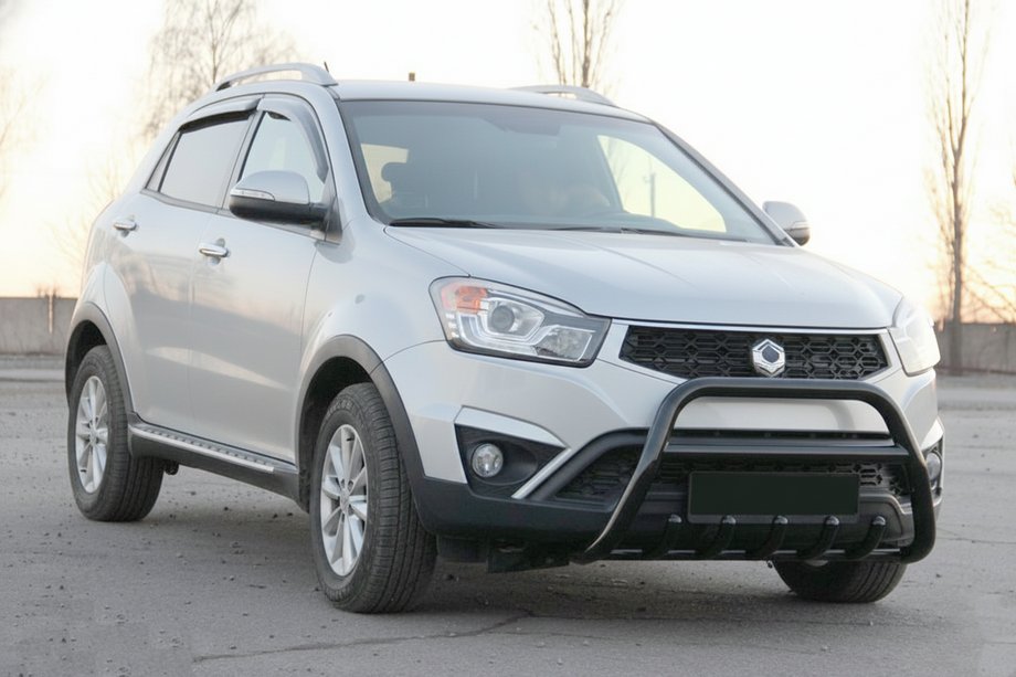 SsangYong Korando 2010–2019 Kængurubøjle WT003 Black (rustfrit stål) Image