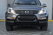 SsangYong Rexton I 2001–2017 Bullbar WT003 Black (rustfrit stål) foto 4