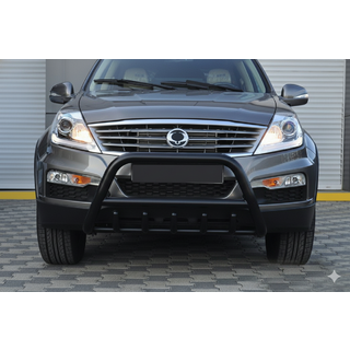 Bullbar WT003 Black (rustfrit stål) SsangYong Rexton I 2001–2017 foto 4