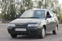 VAZ 2110-21115 1995–2015 Kængurubøjle WT003 Black 60 mm (rustfrit stål) foto 1