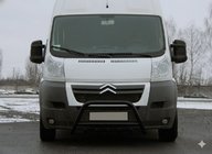 Citroen Jumper 2007–2025 Frontbøjle WT003 Black (rustfrit stål) foto 4