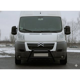 Frontbøjle WT003 Black (rustfrit stål) Citroen Jumper 2007–2025 foto 4