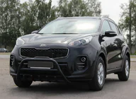 Kia Sportage 2015–2021 Bullbar WT003 Black (rustfrit stål) foto 1
