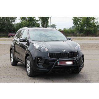 Bullbar WT003 Black (rustfrit stål) Kia Sportage 2015–2021 foto 3