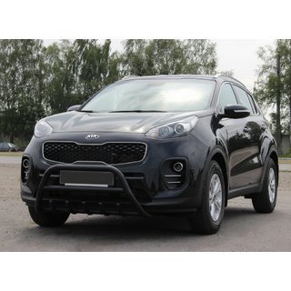 Bullbar WT003 Black (rustfrit stål) Kia Sportage 2015–2021 foto 1