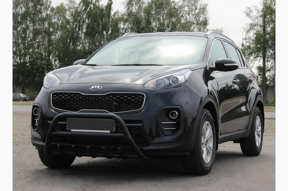 Kia Sportage 2015–2021 Bullbar WT003 Black (rustfrit stål) Image