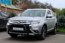 Mitsubishi Outlander 2012–2021 Kængurubøjle WT003 Black (rustfrit stål) foto 3