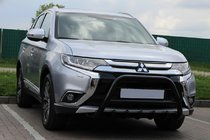 Mitsubishi Outlander 2012–2021 Kængurubøjle WT003 Black (rustfrit stål) foto 1