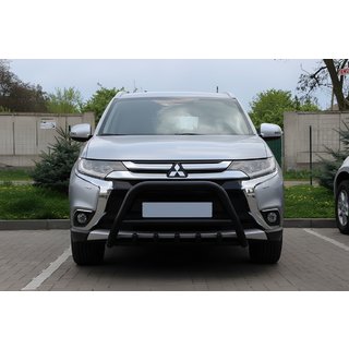 Kængurubøjle WT003 Black (rustfrit stål) Mitsubishi Outlander 2012–2021 foto 4