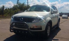 SsangYong Rexton I 2001–2017 Frontbøjle WT004 Black (rustfrit stål) foto 2