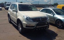 SsangYong Rexton I 2001–2017 Frontbøjle WT004 Black (rustfrit stål) foto 3