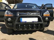 Hyundai Tucson JM 2004– Kængurubøjle WT004 Black (rustfrit stål) foto 2