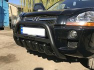 Hyundai Tucson JM 2004– Kængurubøjle WT004 Black (rustfrit stål) foto 1