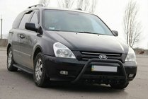 Kia Carnival 2002–2013 Frontbøjle WT004 Black (rustfrit stål) foto 2