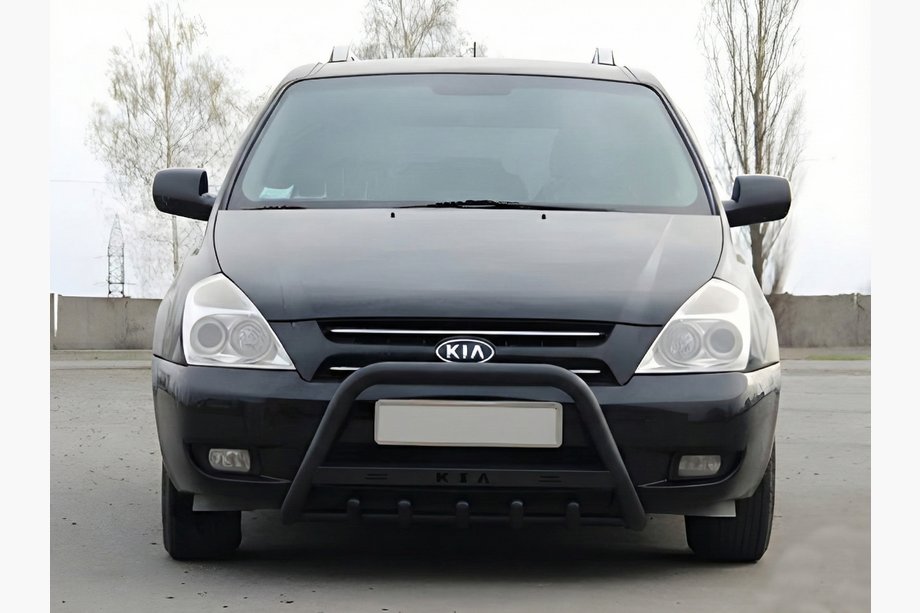 Kia Carnival 2002–2013 Frontbøjle WT004 Black (rustfrit stål) Image