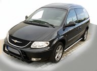 Chrysler Voyager 2001–2007 Frontbøjle WT003 Black (rustfrit stål) foto 1