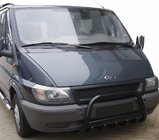 Ford Transit 2000–2014 Kængurubøjle WT003 Black (2000-2006, rustfrit stål) foto 1