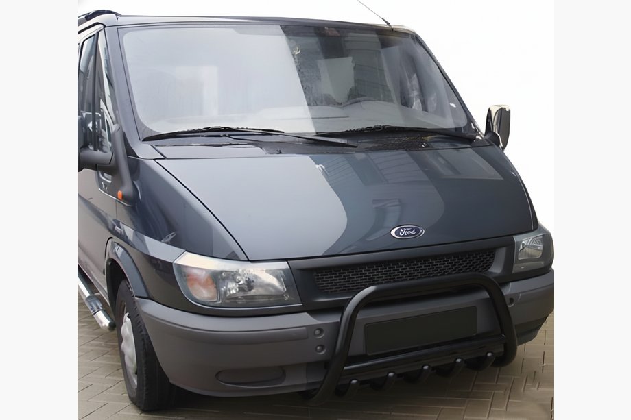 Ford Transit 2000–2014 Kængurubøjle WT003 Black (2000-2006, rustfrit stål) Image