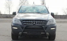 Mercedes ML W164 2005–2011 Kængurubøjle WT003 Black (rustfrit stål) foto 1