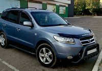 Hyundai Santa Fe 2 2006–2012 Kængurubøjle WT004 Black (rustfrit stål) foto 1