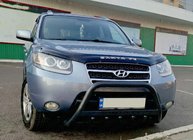 Hyundai Santa Fe 2 2006–2012 Kængurubøjle WT004 Black (rustfrit stål) foto 2