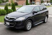 Mazda CX-9 2007–2016 Sidetrin Line (2 stk., aluminium) foto 1