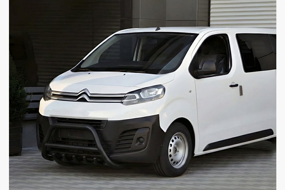Peugeot Traveller 2017– Bullbar WT003 Black (rustfrit stål) Foto 3