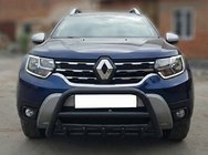 Dacia Duster 2018–2024 Kængurubøjle uden logo WT003 Black (rustfrit stål) foto 3